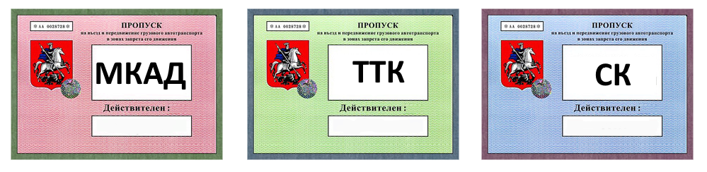 Пропуска на МКАД ТТК СК